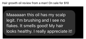 Hair growth oil