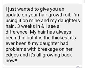 Hair growth oil